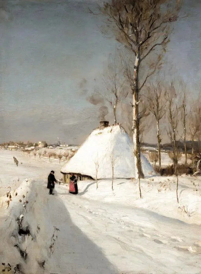 Paesaggio invernale. - H. A. Brendekilde