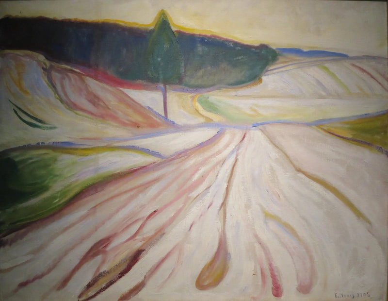 Paesaggio invernale, Turingia - Edvard Munch
