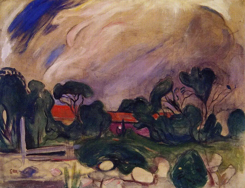 Paesaggio di tempesta - Edvard Munch