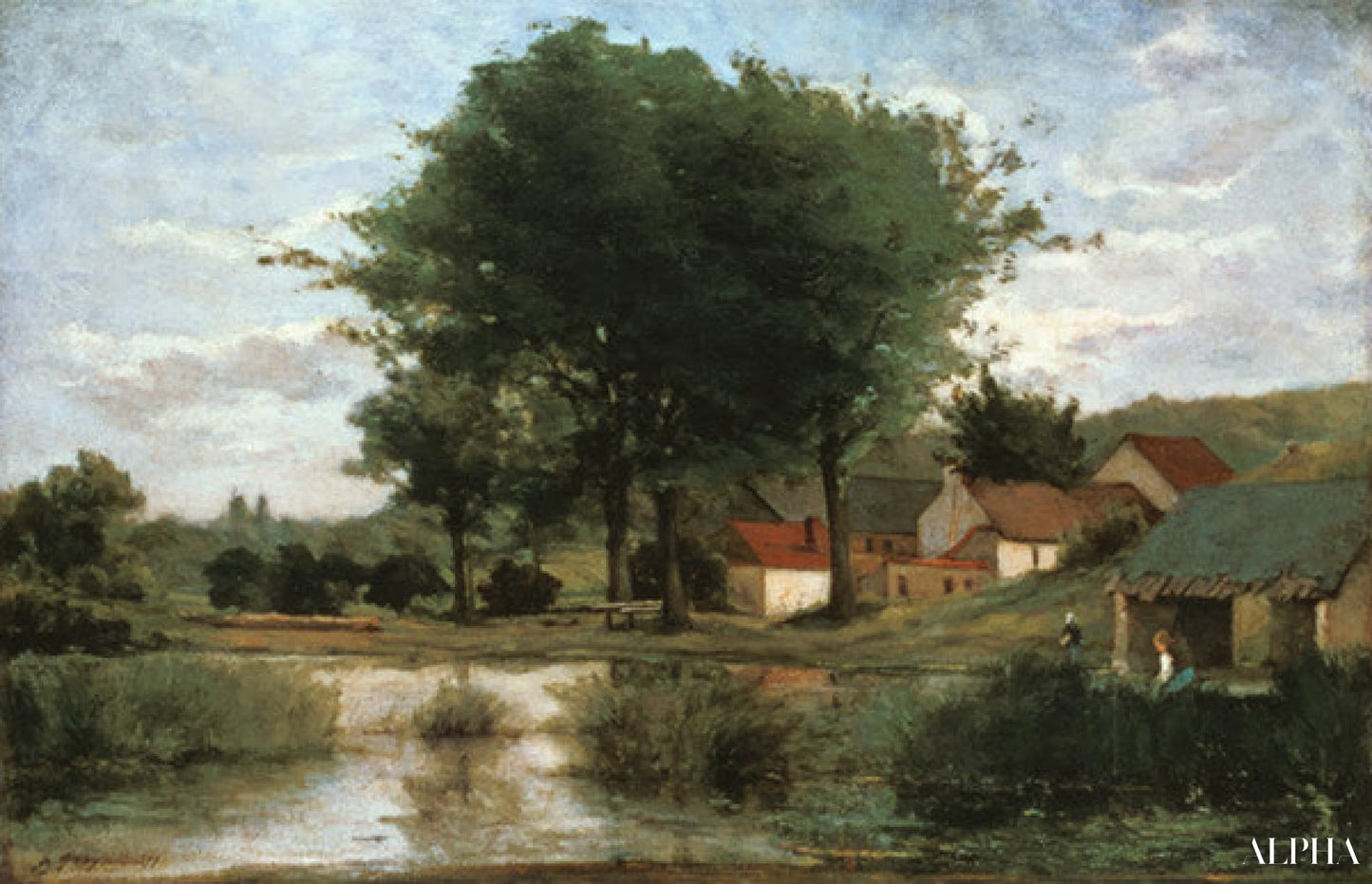 Paesaggio d'autunno - Paul Gauguin - Riproduzioni di quadri e dipinti di alta qualità