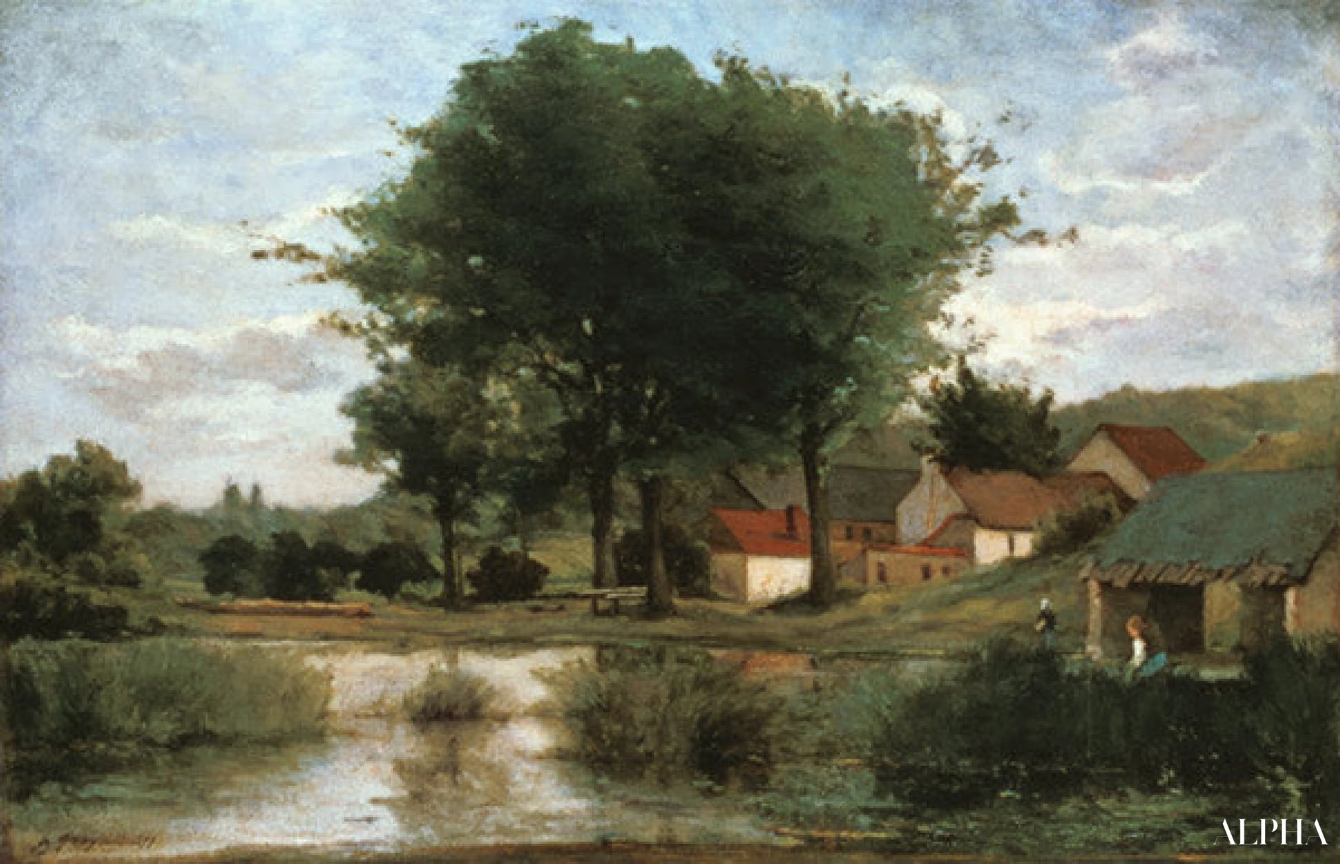 Paesaggio d'autunno - Paul Gauguin - Riproduzioni di quadri e dipinti di alta qualità