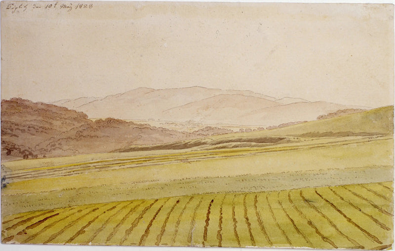 Paesaggio della Boemia - Caspar David Friedrich