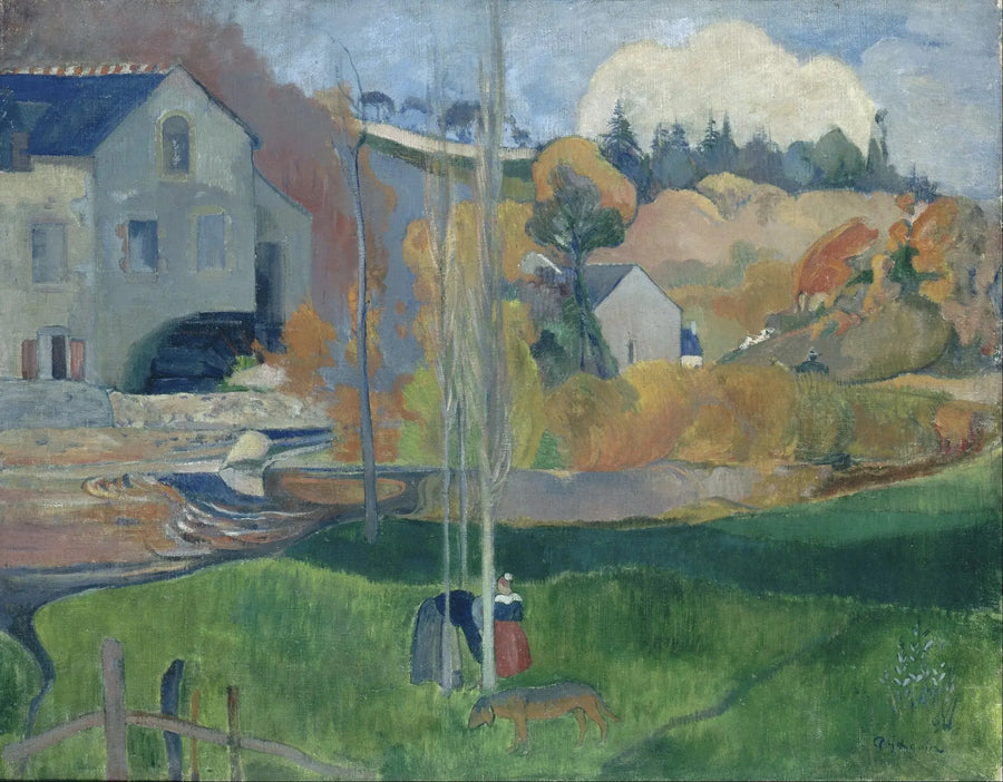 Paesaggio di Bretagna. Il mulino David - Paul Gauguin