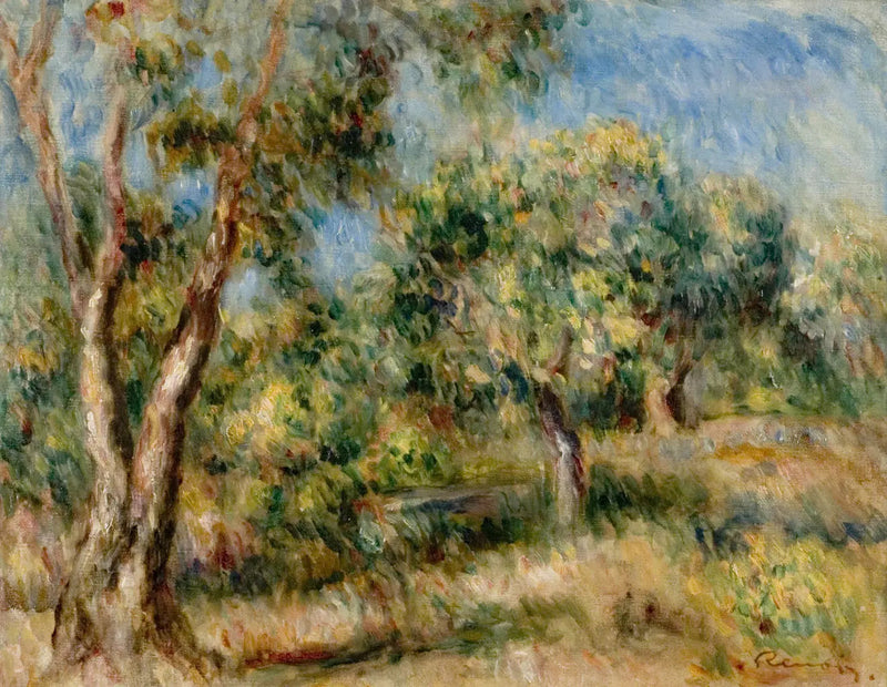 Paesaggio di Cagnes - Pierre-Auguste Renoir