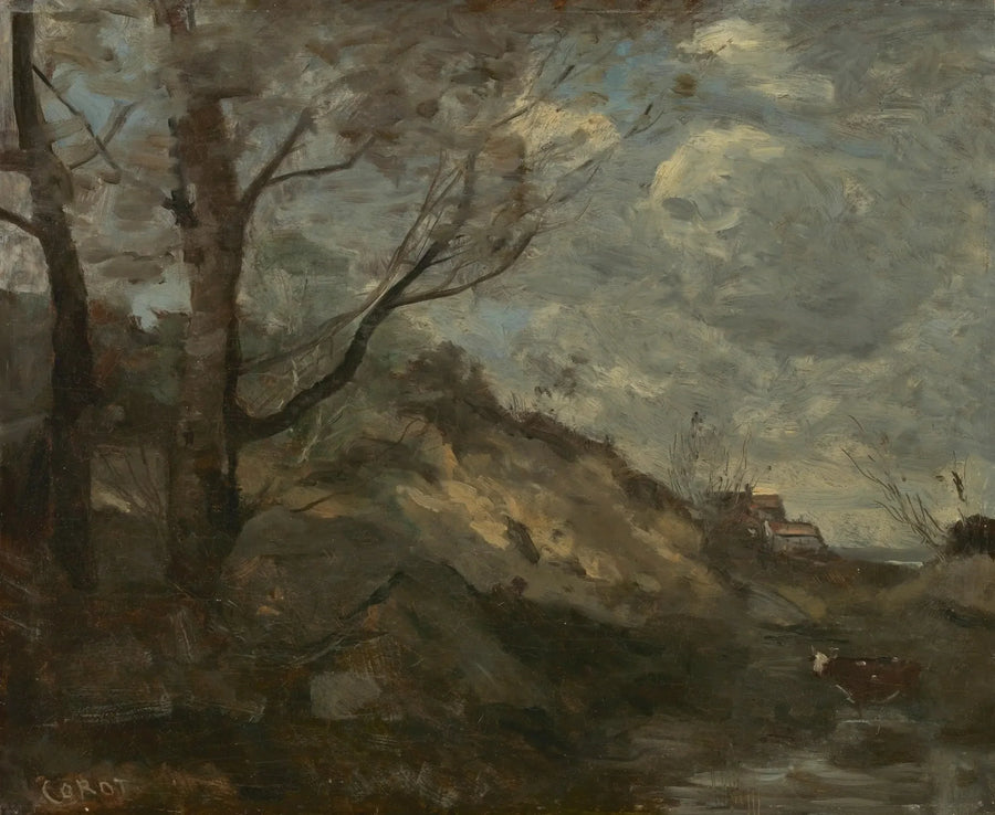 Paesaggio di dune - Jean-Baptiste Camille Corot