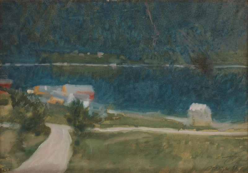 Paesaggio di fiordo - Anders Zorn
