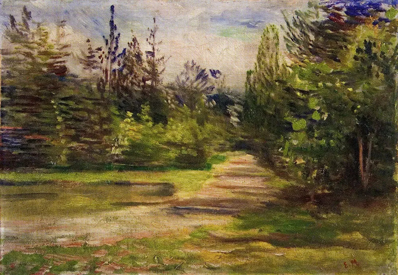 Paesaggio forestale - Edvard Munch