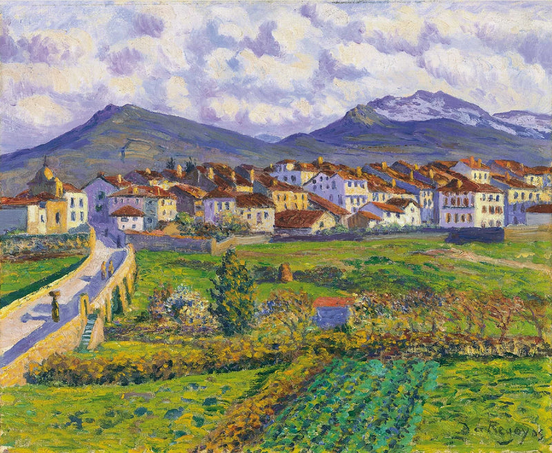 Paesaggio di Hernani - Dario de Regoyos