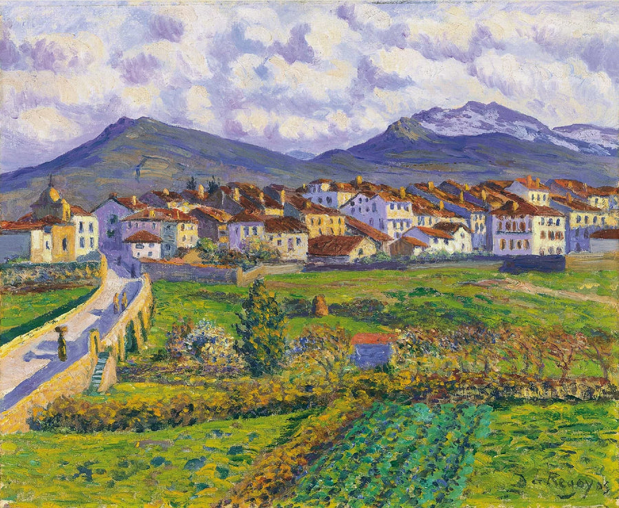 Paesaggio di Hernani - Dario de Regoyos