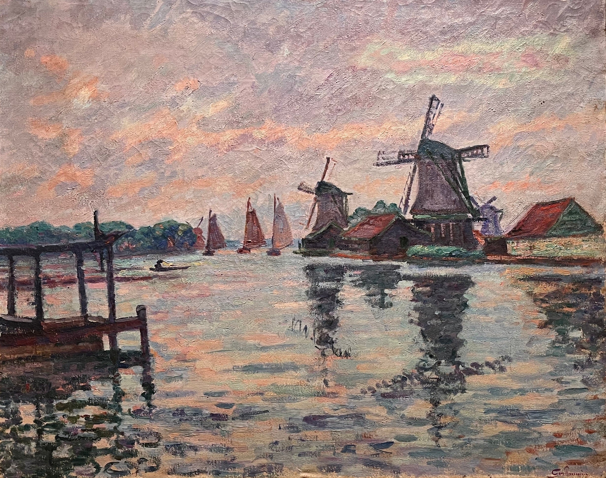 Paysage de Hollande - Armand Guillaumin - Alpha Reproduction