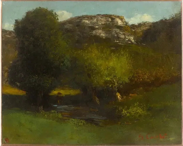 Paesaggio del Giura - Gustave Courbet