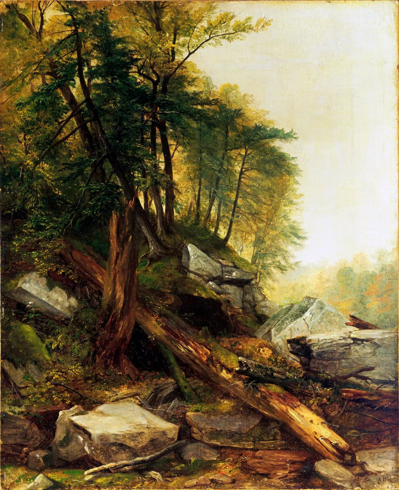 Paysage de Kaaterskill - Asher Brown Durand image 1 copie peinte à la main à l’huile