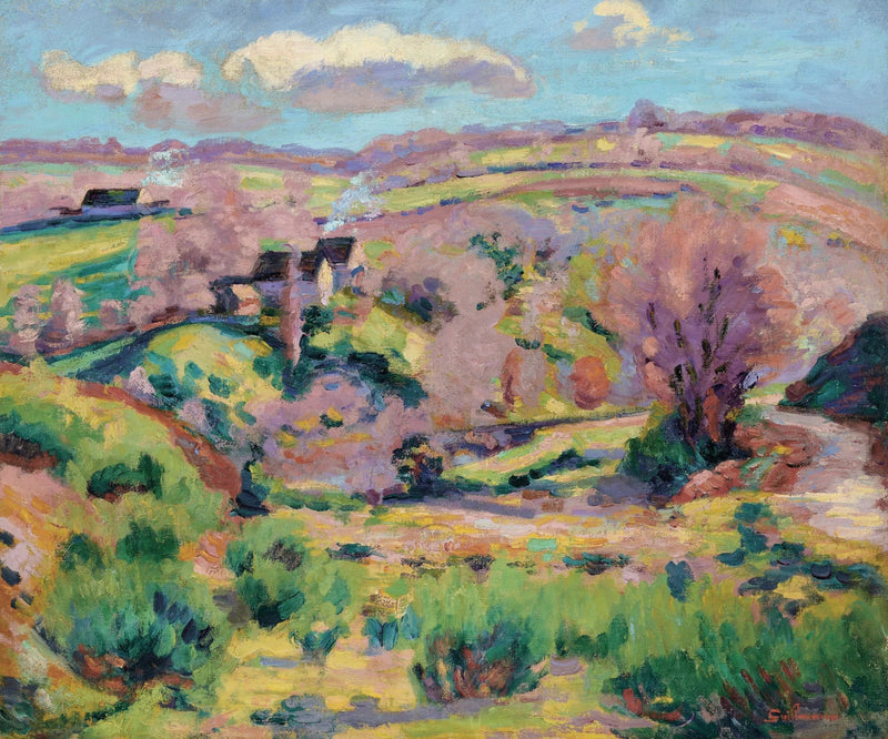 Paesaggio della Creuse, in primavera - Armand Guillaumin