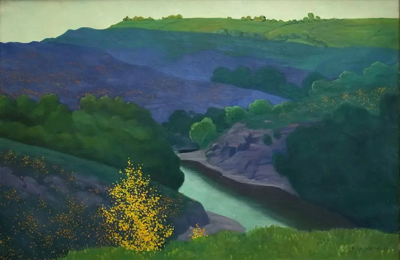 Paesaggio della Creuse - Félix Vallotton