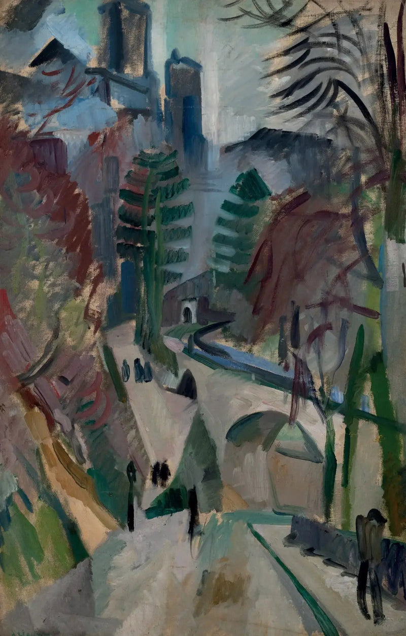 Paesaggio di Laon - Robert Delaunay