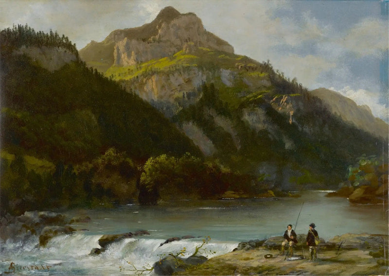 Paesaggio di montagna - Albert Bierstadt