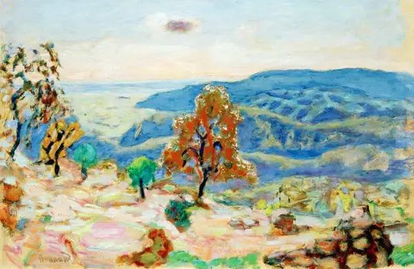 Paesaggio montano - Pierre Bonnard
