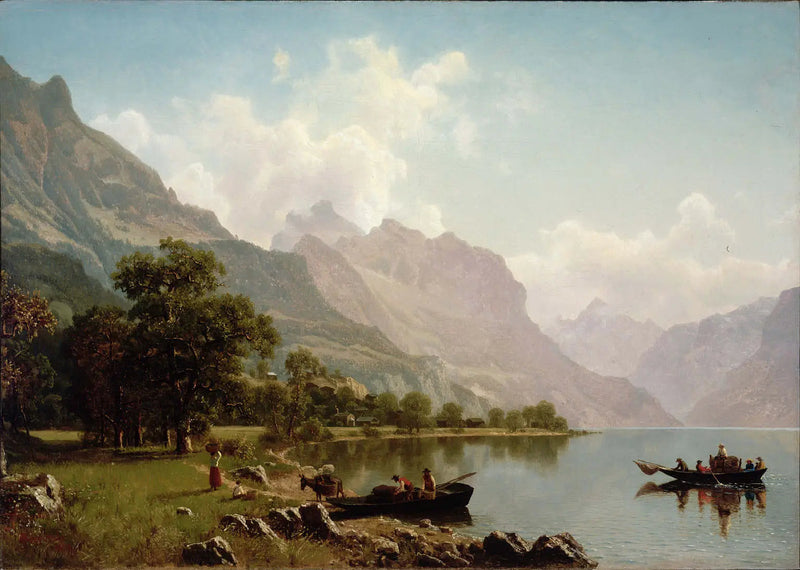 Paesaggio di montagna svizzero - Albert Bierstadt