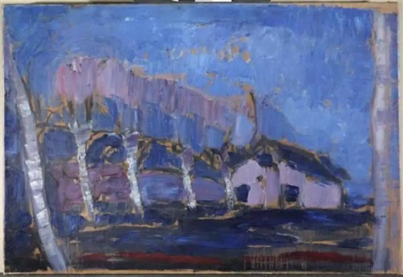 Paesaggio notturno II - Piet Mondrian