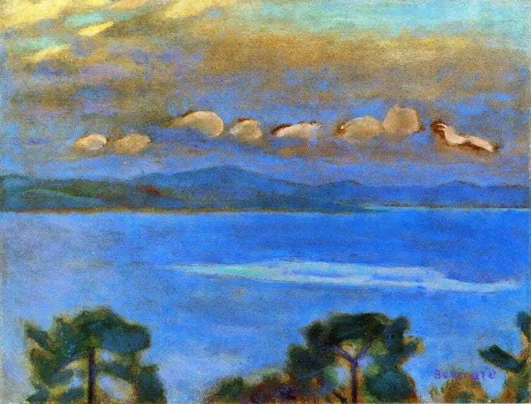 Paesaggio notturno, il Golfo di Saint-Tropez - Pierre Bonnard