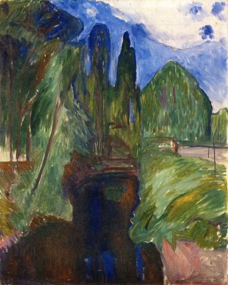 Paesaggio del parco - Edvard Munch