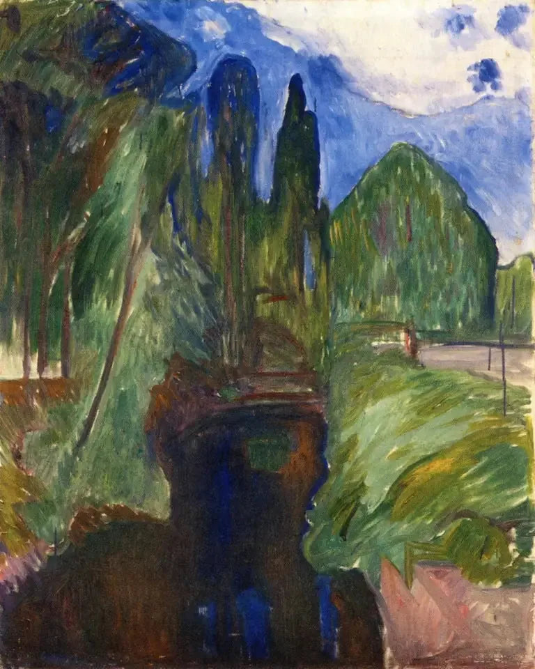 Paesaggio del parco - Edvard Munch