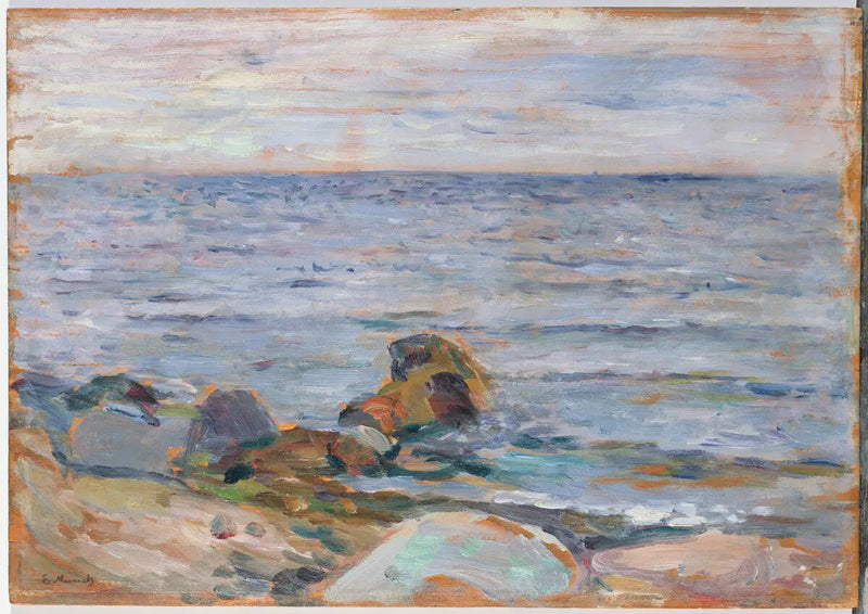 Paesaggio di spiaggia - Edvard Munch