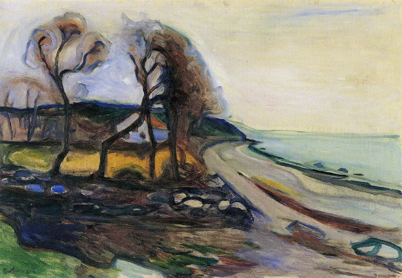 Paesaggio di spiaggia - Edvard Munch