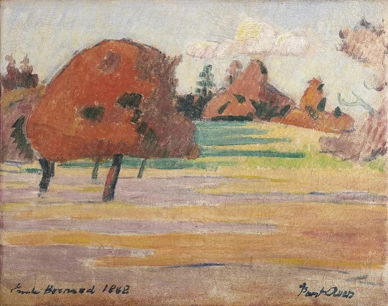 Paesaggio di Pont-Aven - Émile Bernard