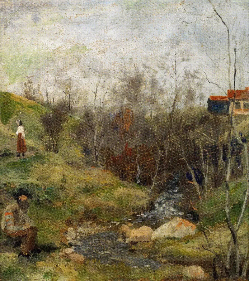 Paesaggio di primavera - Edvard Munch