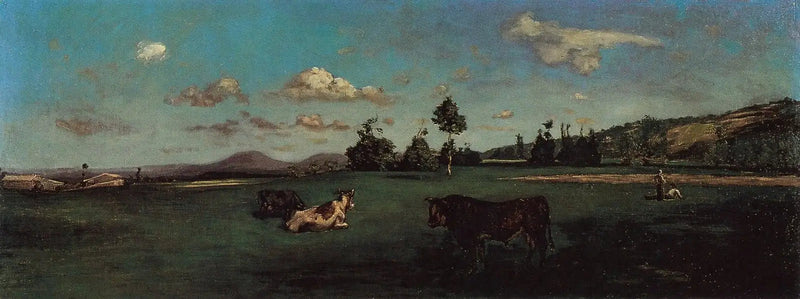 Paesaggio di Saint-Sauveur - Frédéric Bazille