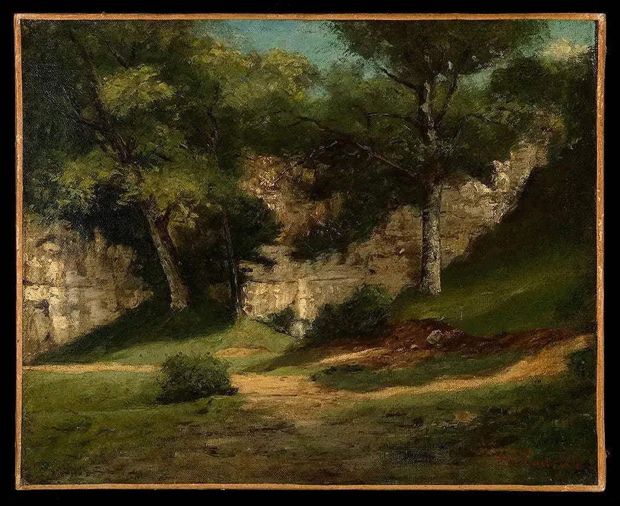 Paesaggio di Saintonge - Gustave Courbet