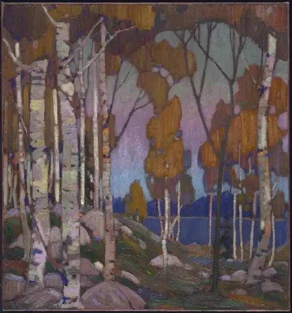 Paesaggio decorativo : betulle - Tom Thomson