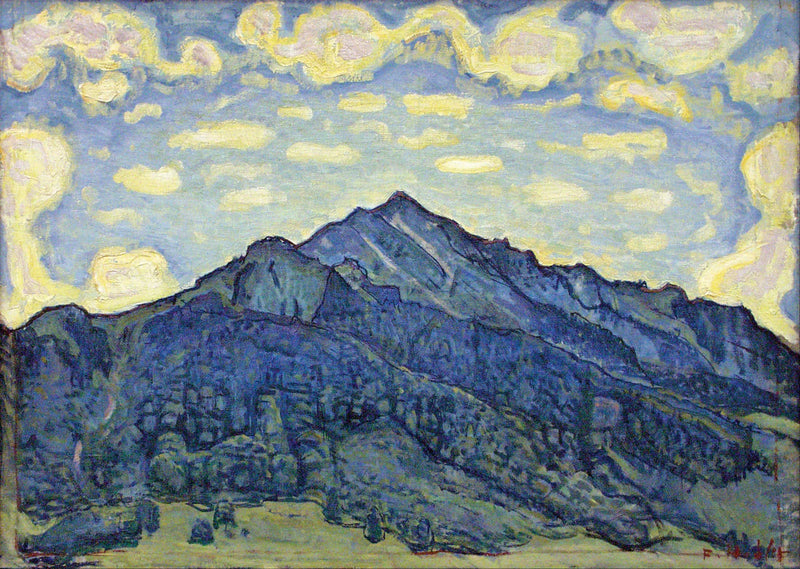 Paesaggio delle Alpi svizzere - Ferdinand Hodler