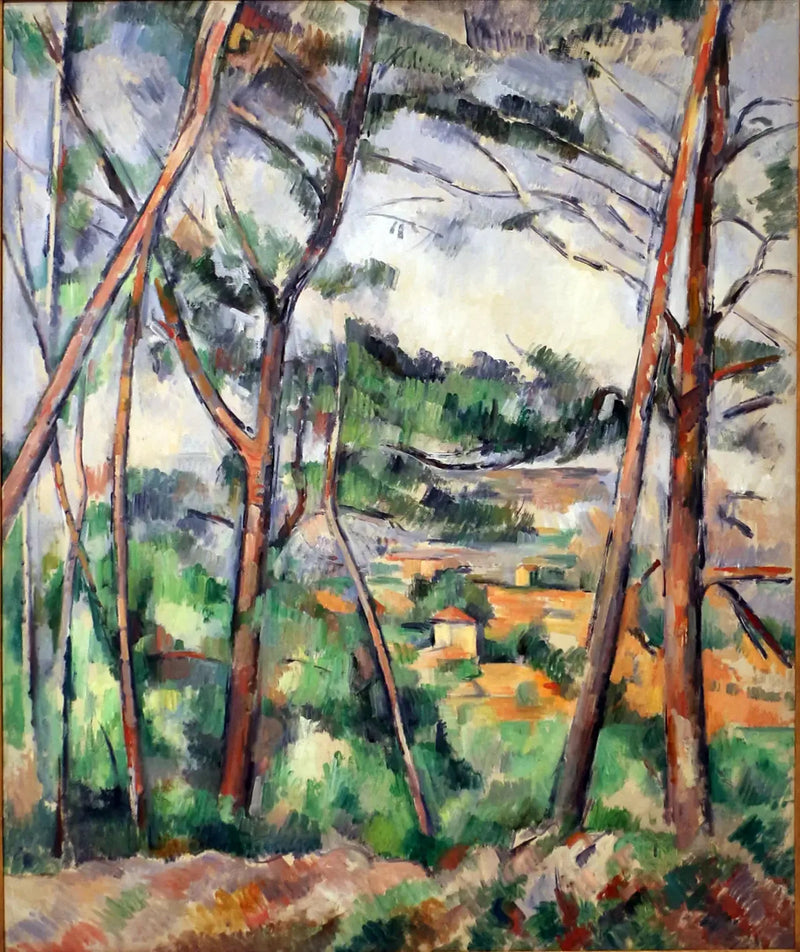 Paesaggio nei dintorni di Aix (la pianura dell'Arc) - Paul Cézanne