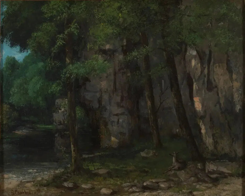 Paesaggio del Giura - Gustave Courbet