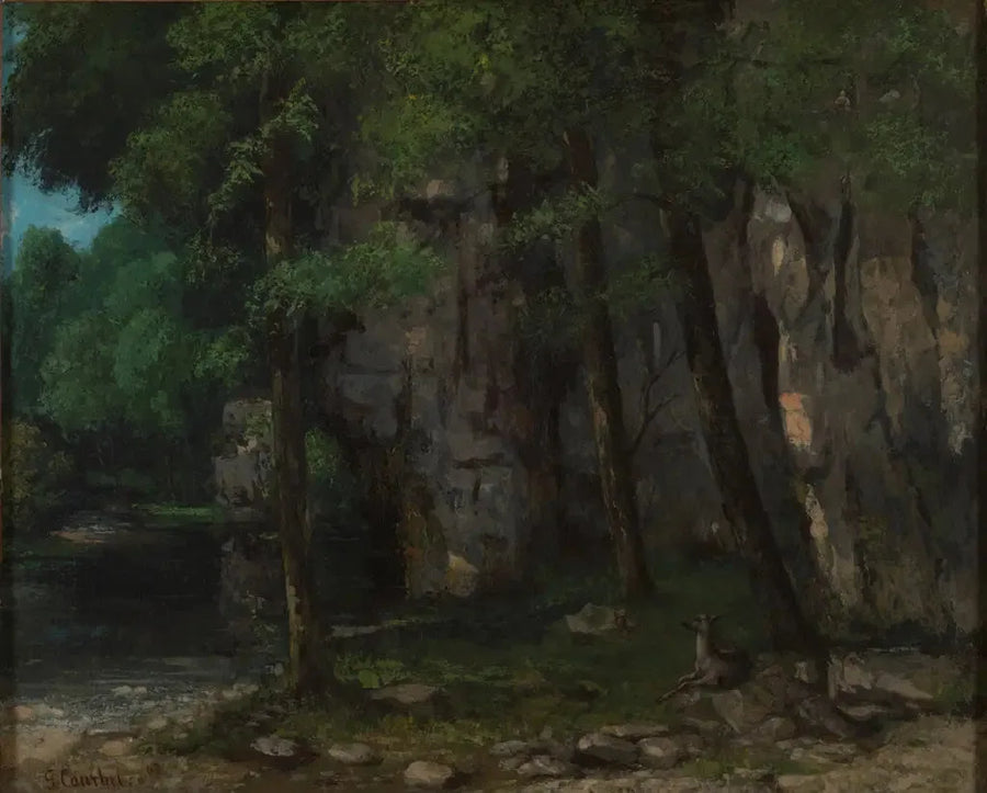 Paesaggio del Giura - Gustave Courbet