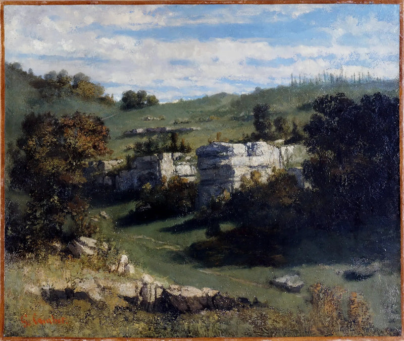 Paesaggio del Giura - Gustave Courbet