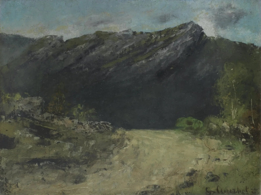 Paesaggio del Giura - Gustave Courbet