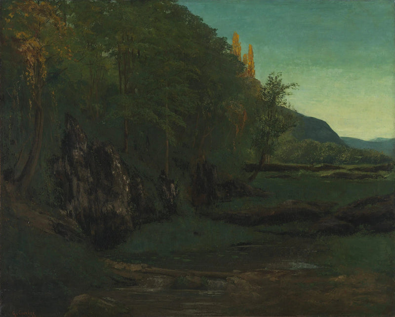 Paesaggio del Jura - Gustave Courbet