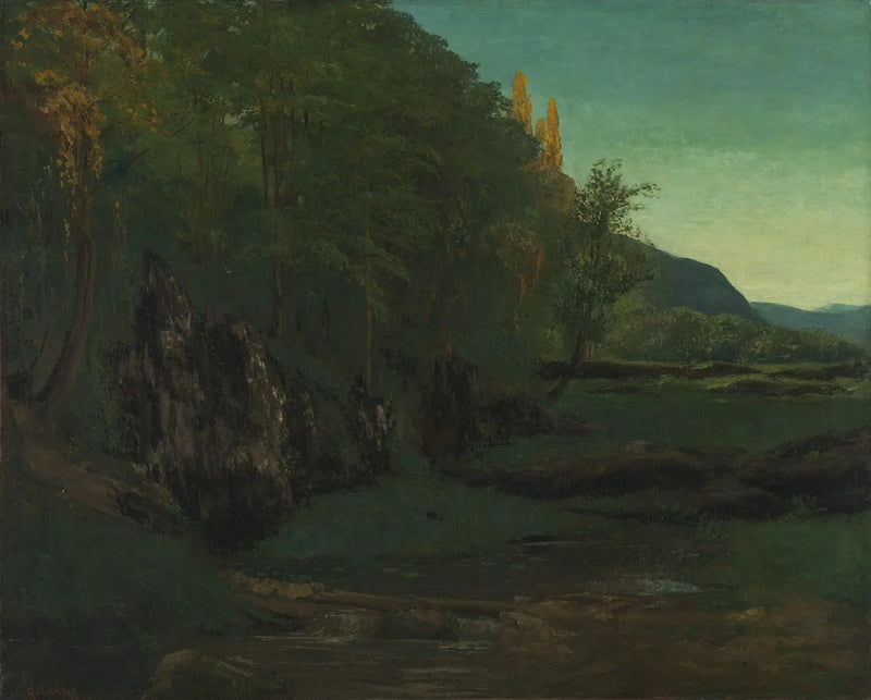 Paesaggio del Jura - Gustave Courbet