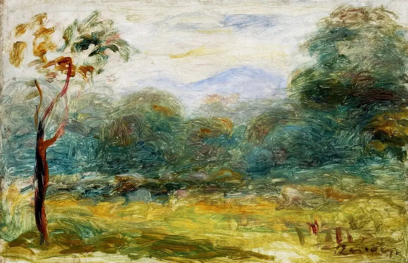 Paesaggio del Midi (Cagnes). - Pierre-Auguste Renoir
