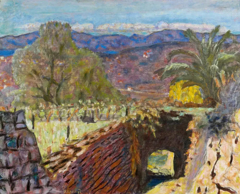 Paesaggio del Midi con tempo di mistral - Pierre Bonnard