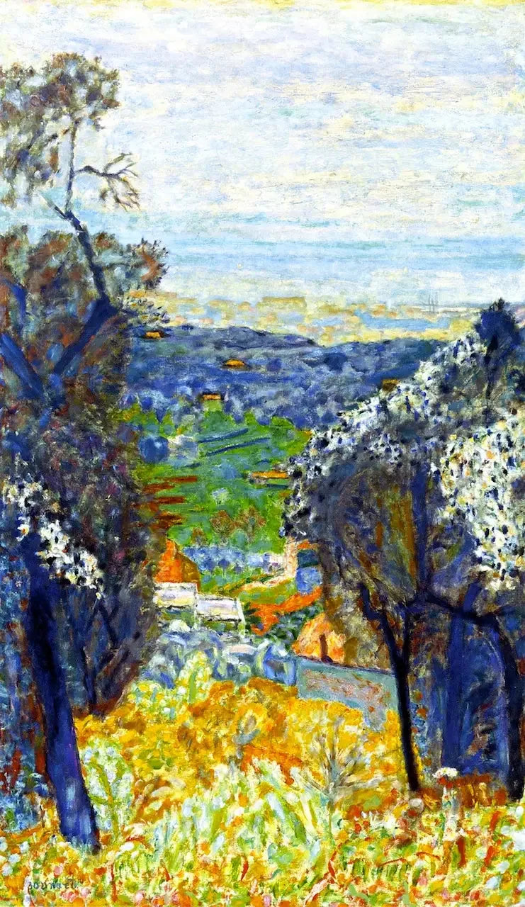 Paysage du Midi - Pierre Bonnard image 1 reproduction d’œuvre d’art à l’huile