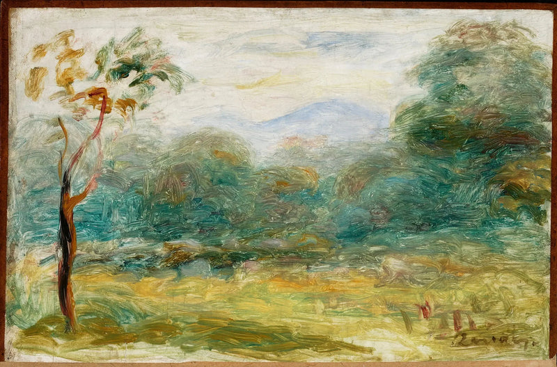 Paesaggio del sud della Francia (Cagnes-sur-Mer) - Pierre-Auguste Renoir