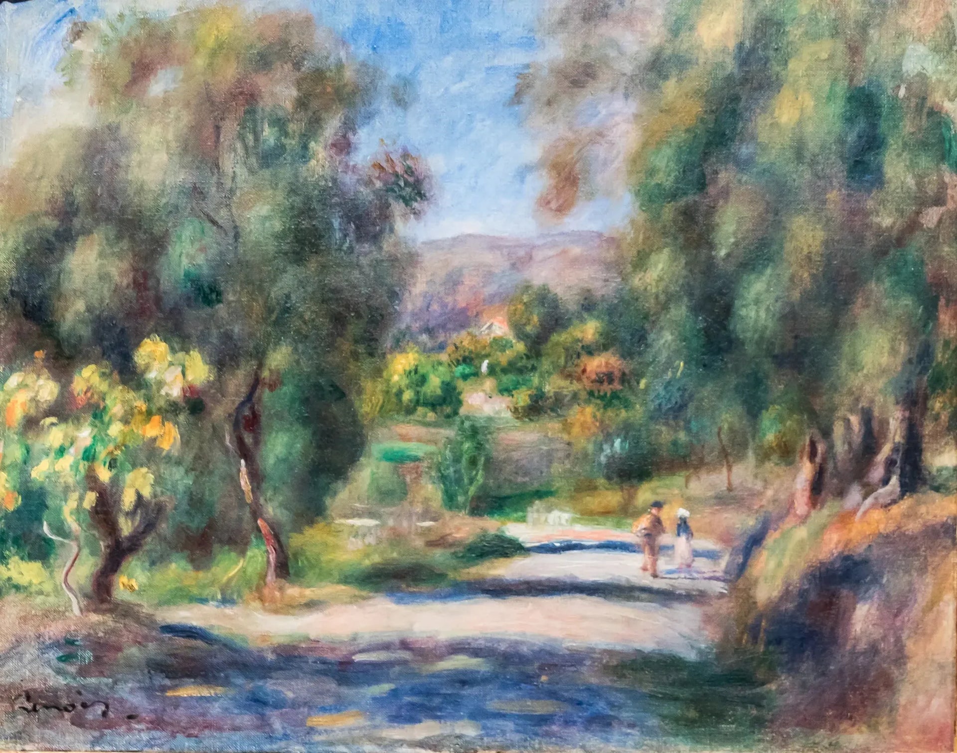 Paysage du Sud de la France - Pierre-Auguste Renoir image 1 copie de tableau peinte à la main