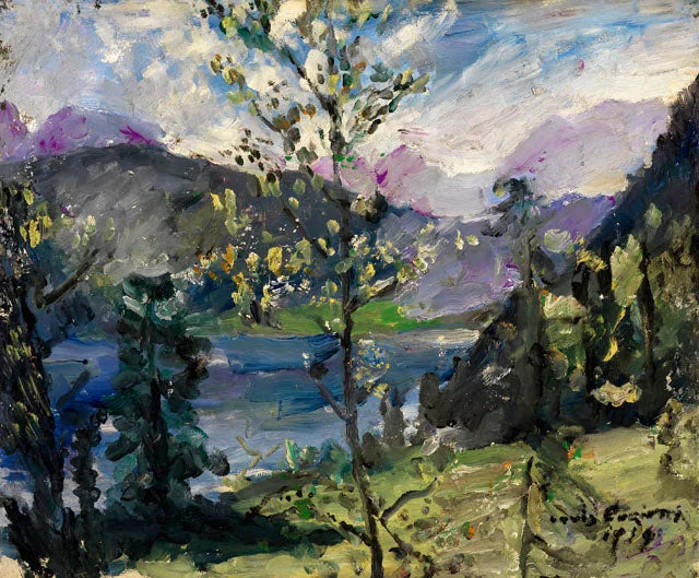 Paesaggio del Walchensee - Lovis Corinth