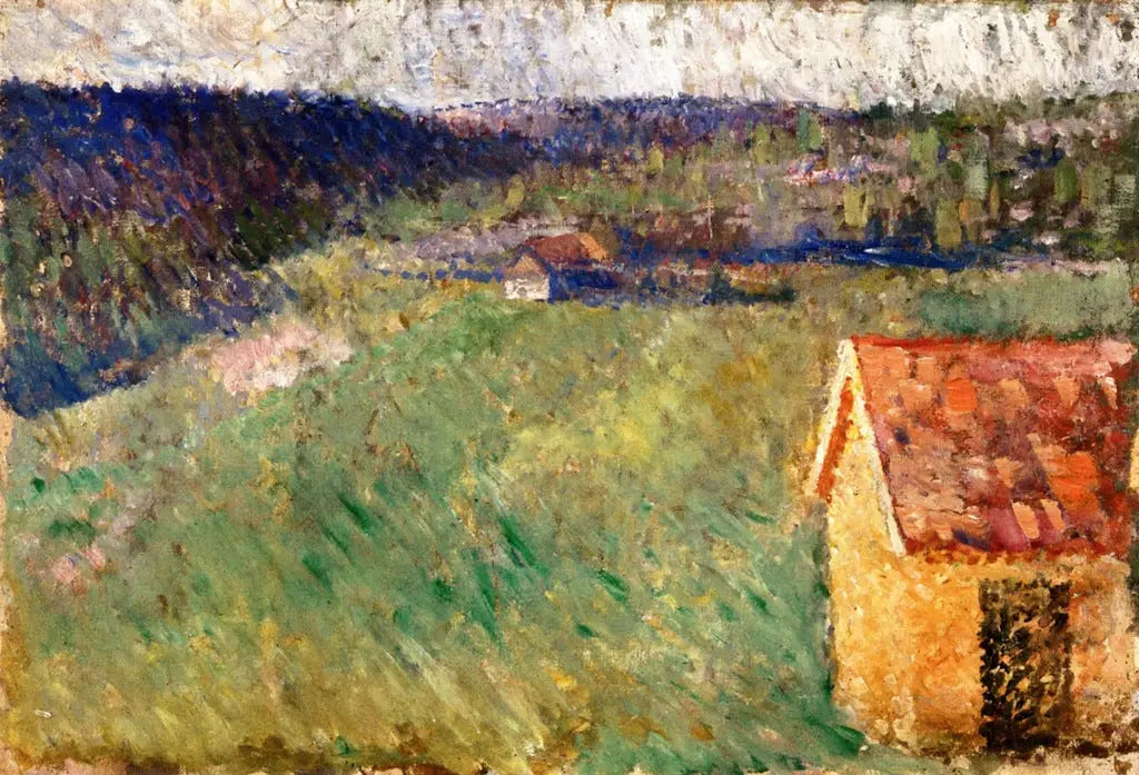 Reproduction du tableau « Paysage - Edvard Munch » par Alpha Reproduction en peinture à l’huile