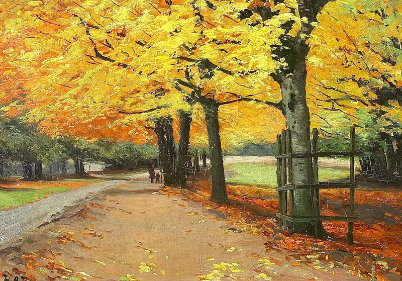 Paesaggio autunnale. - H. A. Brendekilde