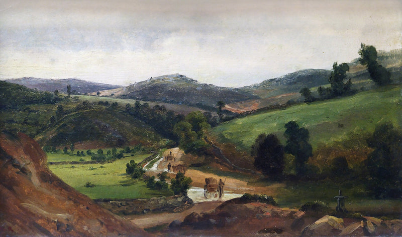 Paesaggio (in Alvernia?) - Théodore Rousseau
